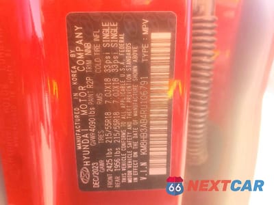 Zdjęcie 13 z 13 samochodu: 2024 HYUNDAI KONA SEL VIN:KM8HB3AB4RU106791 - miniatura