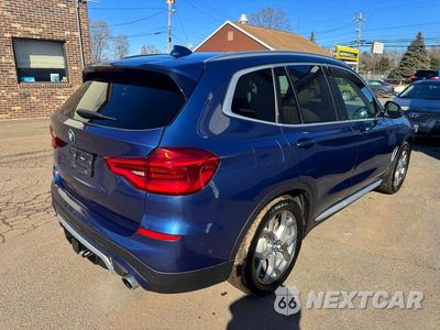 Trzecie zdjęcie samochodu z tyłu: 2021 BMW X3 XDRIVE30E VIN:5UXTS1C09M9E37409 - miniatura