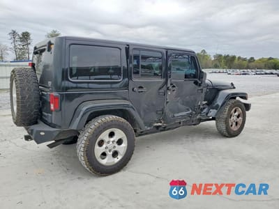 Trzecie zdjęcie samochodu z tyłu: 2014 JEEP WRANGLER UNLIMITED SAHARA VIN:1C4BJWEG3EL118290 - miniatura