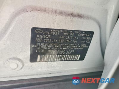 Zdjęcie 12 z 13 samochodu: 2025 HYUNDAI IONIQ 6 SEL VIN:KMHM34AA9SA114708 - miniatura