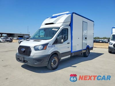 Drugie zdjęcie samochodu z przodu: 2022 FORD TRANSIT DELIVERY TRUCK VIN:1FDBW5Z86NKA01710 - miniatura