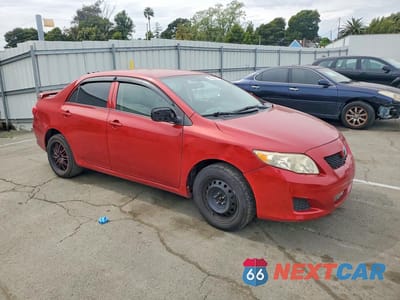 Czwarte zdjęcie samochodu z boku: 2009 TOYOTA COROLLA LE VIN:JTDBL40E799083986 - miniatura