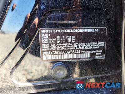 Zdjęcie 12 z 12 samochodu: 2012 BMW 528 I VIN:WBAXG5C55CDW85444 - miniatura