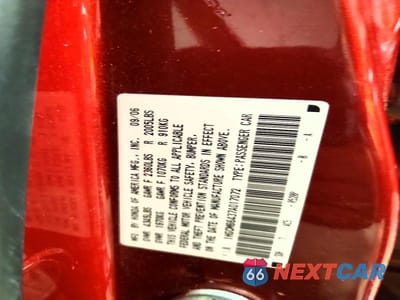 Zdjęcie 12 z 12 samochodu: 2007 HONDA ACCORD SE VIN:1HGCM66437A017072 - miniatura