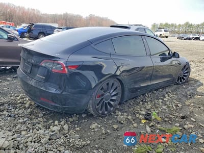 Trzecie zdjęcie samochodu z tyłu: 2019 TESLA MODEL 3 VIN:5YJ3E1EB5KF231463 - miniatura