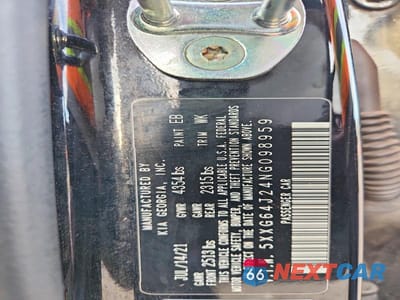 Zdjęcie 13 z 13 samochodu: 2022 KIA K5 GT-LINE VIN:5XXG64J24NG098959 - miniatura