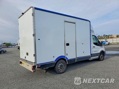 Trzecie zdjęcie samochodu z tyłu: 2021 FORD TRANSIT DELIVERY TRUCK VIN:1FDBW5Z89MKA79946 - miniatura