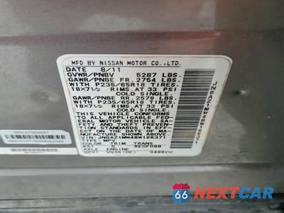 Zdjęcie 13 z 13 samochodu: 2011 NISS MURANO VIN:JN8AZ1MW4BW186371 - miniatura