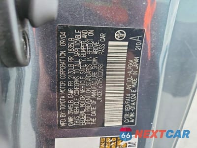 Zdjęcie 12 z 12 samochodu: 2005 SCION TC BASE VIN:JTKDE167X50020981 - miniatura