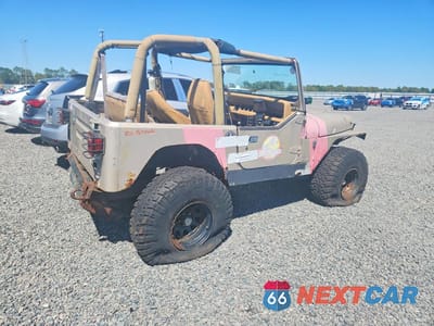 Trzecie zdjęcie samochodu z tyłu: 1995 JEEP WRANGLER / YJ S VIN:1J4FY19P7SP202508 - miniatura