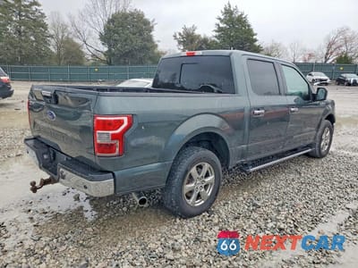 Trzecie zdjęcie samochodu z tyłu: 2018 FORD F150 SUPERCREW VIN:1FTEW1C52JKC90443 - miniatura