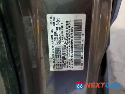 Zdjęcie 13 z 13 samochodu: 2014 HONDA ODYSSEY EXL VIN:5FNRL5H69EB120490 - miniatura