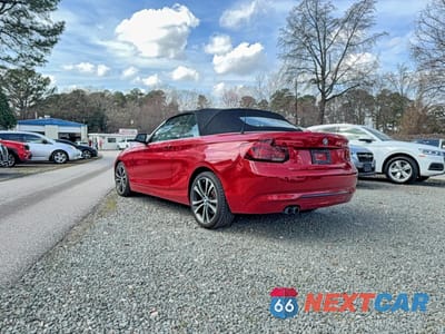 Trzecie zdjęcie samochodu z tyłu: 2016 BMW 228 I SULEV VIN:WBA1K9C51GV322098 - miniatura