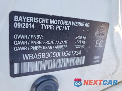 Zdjęcie 13 z 13 samochodu: 2015 BMW 535 XI VIN:WBA5B3C50FD541234 - miniatura