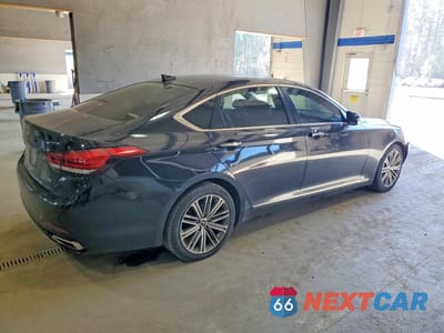 Trzecie zdjęcie samochodu z tyłu: 2018 GENESIS G80 3.8 VIN:KMHGN4JE7JU237642 - miniatura