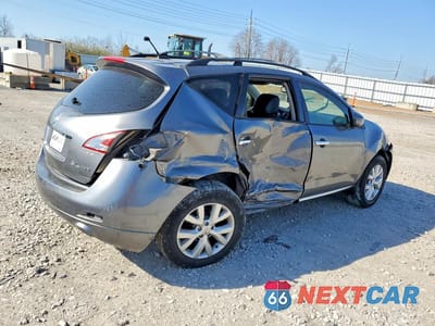Trzecie zdjęcie samochodu z tyłu: 2014 NISSAN MURANO SL VIN:JN8AZ1MW0EW513546 - miniatura