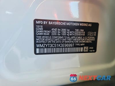 Zdjęcie 14 z 14 samochodu: 2019 MINI COOPER S COUNTRYMAN VIN:WMZYT3C51K3E96997 - miniatura