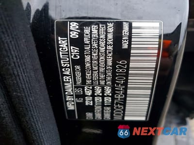 Zdjęcie 12 z 12 samochodu: 2010 MERCEDES-BENZ C 63 AMG VIN:WDDGF7HB4AF401826 - miniatura