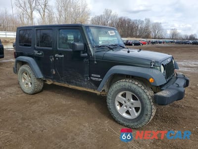 Czwarte zdjęcie samochodu z boku: 2010 JEEP WRANGLER UNLIMITED SPORT VIN:1J4BA3H19AL151191 - miniatura