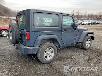 Trzecie zdjęcie samochodu z tyłu: 2017 JEEP WRANGLER SPORT VIN:1C4AJWAG1HL587951 - miniatura
