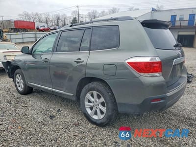 Drugie zdjęcie samochodu z przodu: 2012 TOYOTA HIGHLANDER SE VIN:5TDBK3EH4CS113423 - miniatura