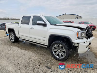 Czwarte zdjęcie samochodu z boku: 2018 GMC SIERRA K1500 DENALI VIN:3GTU2PEJXJG136008 - miniatura