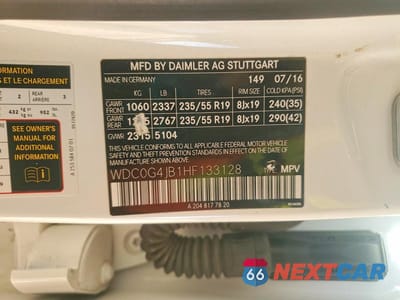 Zdjęcie 12 z 12 samochodu: 2017 MERCEDES-BENZ GLC 300 VIN:WDC0G4JB1HF133128 - miniatura