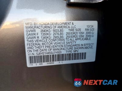 Zdjęcie 13 z 13 samochodu: 2025 ACURA MDX VIN:5J8YE1H45SL014920 - miniatura