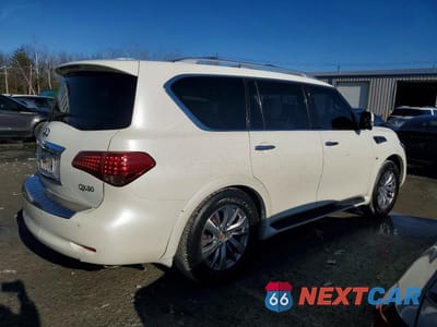 Trzecie zdjęcie samochodu z tyłu: 2017 INFINITI QX80 BASE VIN:JN8AZ2NE6H9153648 - miniatura