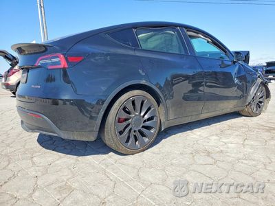 Trzecie zdjęcie samochodu z tyłu: 2022 TESLA MODEL Y VIN:7SAYGDEF8NF312209 - miniatura
