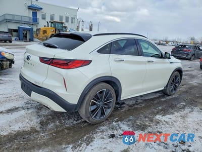 Trzecie zdjęcie samochodu z tyłu: 2022 INFINITI QX55 ESSENTIAL VIN:3PCAJ5K32NF101832 - miniatura