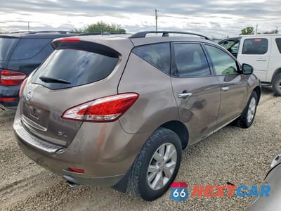 Trzecie zdjęcie samochodu z tyłu: 2014 NISSAN MURANO SL VIN:JN8AZ1MU6EW406015 - miniatura