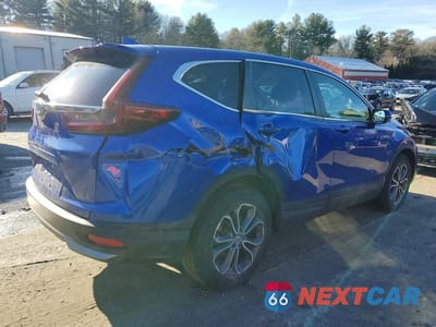 Trzecie zdjęcie samochodu z tyłu: 2022 HONDA CR-V EX VIN:7FARW1H54NE016064 - miniatura