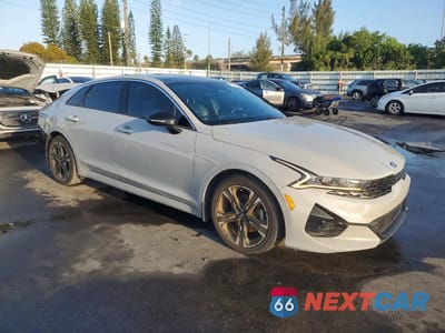 Czwarte zdjęcie samochodu z boku: 2021 KIA K5 GT-LINE VIN:5XXG64J24MG048478 - miniatura