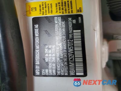 Zdjęcie 12 z 12 samochodu: 2015 BMW X1 SDRIVE28I VIN:WBAVM1C52FVW57012 - miniatura