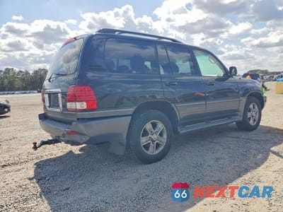 Trzecie zdjęcie samochodu z tyłu: 2006 LEXUS LX 470 BASE VIN:JTJHT00W864018226 - miniatura