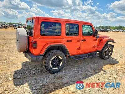Trzecie zdjęcie samochodu z tyłu: 2019 JEEP WRANGLER UNLIMITED RUBICON VIN:1C4HJXFN8KW685828 - miniatura