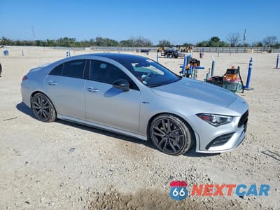 Czwarte zdjęcie samochodu z boku: 2021 MERCEDES-BENZ CLA AMG 35 4MATIC VIN:W1K5J5BB8MN186819 - miniatura