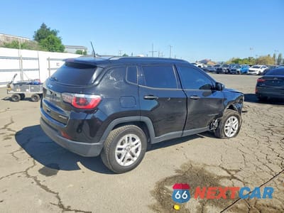 Trzecie zdjęcie samochodu z tyłu: 2017 JEEP COMPASS SPORT VIN:3C4NJCABXHT668360 - miniatura