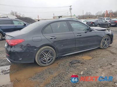 Trzecie zdjęcie samochodu z tyłu: 2023 MERCEDES-BENZ C 300 4MATIC VIN:W1KAF4HB8PR100021 - miniatura