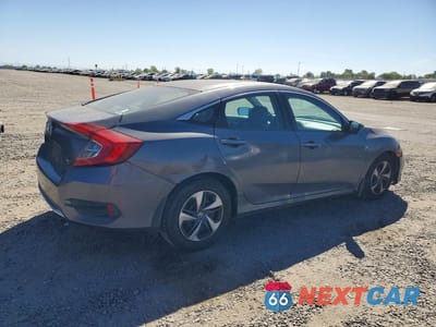 Trzecie zdjęcie samochodu z tyłu: 2019 HONDA CIVIC LX VIN:19XFC2F65KE208412 - miniatura
