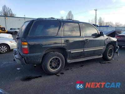 Trzecie zdjęcie samochodu z tyłu: 2005 CHEVROLET TAHOE K1500 VIN:1GNEK13T35R268417 - miniatura