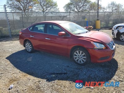Czwarte zdjęcie samochodu z boku: 2014 NISSAN SENTRA SV VIN:3N1AB7AP9EY268838 - miniatura