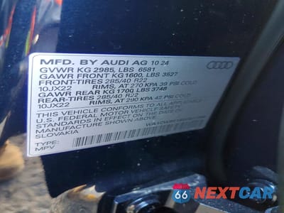 Zdjęcie 14 z 14 samochodu: 2025 AUDI SQ8 PRESTIGE VIN:WA1CWBF16SD011596 - miniatura