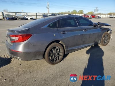 Trzecie zdjęcie samochodu z tyłu: 2018 HONDA ACCORD SPORT VIN:1HGCV2F36JA031391 - miniatura