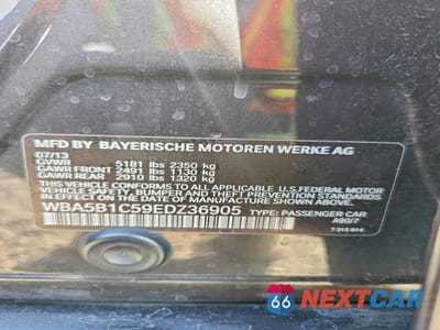 Zdjęcie 13 z 13 samochodu: 2014 BMW 535 I VIN:WBA5B1C59EDZ36905 - miniatura