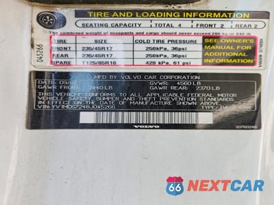 Zdjęcie 13 z 13 samochodu: 2008 VOLVO C70 T5 VIN:YV1MC67248J045266 - miniatura