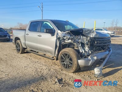 Czwarte zdjęcie samochodu z boku: 2024 CHEVROLET SILVERADO K1500 CUSTOM VIN:1GCPDBEK5RZ244230 - miniatura