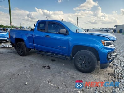 Czwarte zdjęcie samochodu z boku: 2021 CHEV COLORADO VIN:1GCHSBEA7M1195220 - miniatura