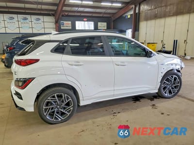 Trzecie zdjęcie samochodu z tyłu: 2022 HYUNDAI KONA N LINE VIN:KM8K3CA30NU771709 - miniatura